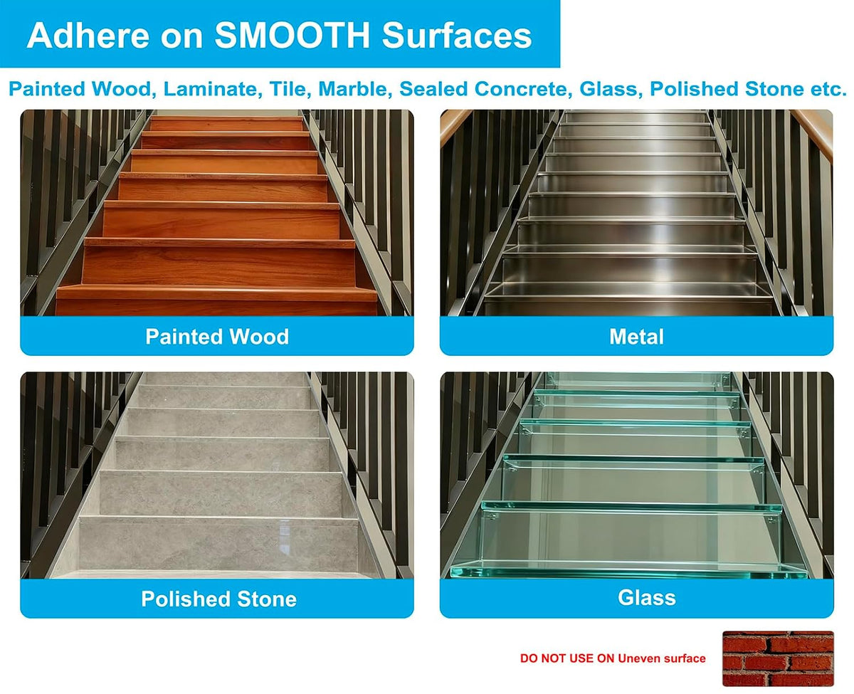 Anti Slip Grip Tape with Glow in Dark 2inchx16.4ft for Stair Outdoor