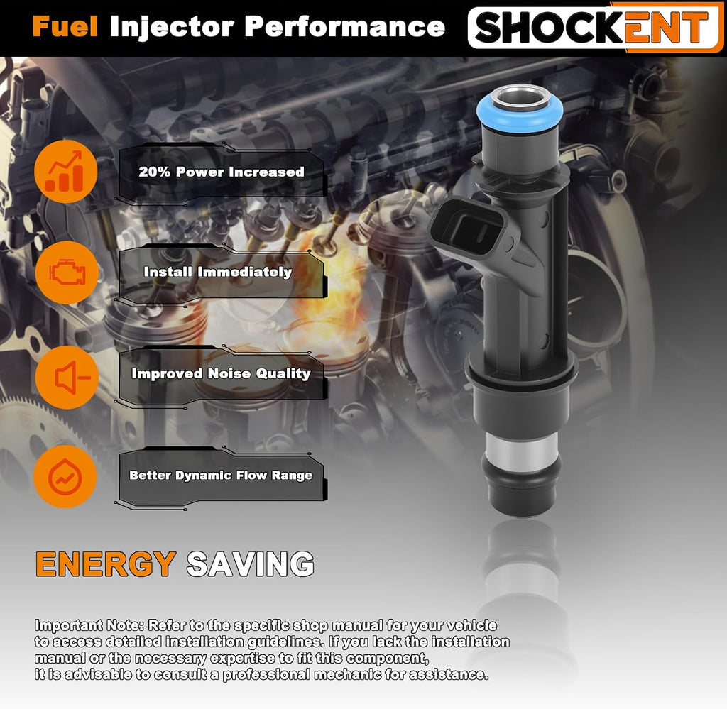 4.2L 4-hole Fuel Injectors Fit for:-Chevy for:-GMC for:-Buick