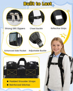 Clear Backpack Heavy Duty, Large Multi-pockets Clear Bookbag