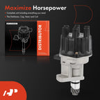 A-Premium Ignition Distributor with Cap and Rotor Compatible with Dodge