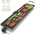 35" Large Electric Griddle, Nonstick Teppanyaki Grill, 2000W