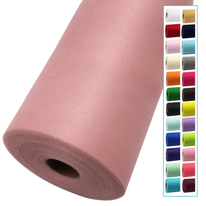 Dusty Rose Tulle Fabric 54 Inch X 40 Yards Tulle Roll