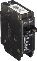EATON BD2030 Type Bd Twin Circuit Breaker, 120 Vac, 20/30 A