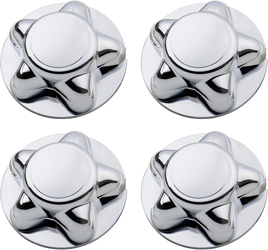 4 Packs 7" Center Cap with 5-Lug Steel Wheel Chrome for Ford 1997-2003 F150 F-150 97-02 Expedition