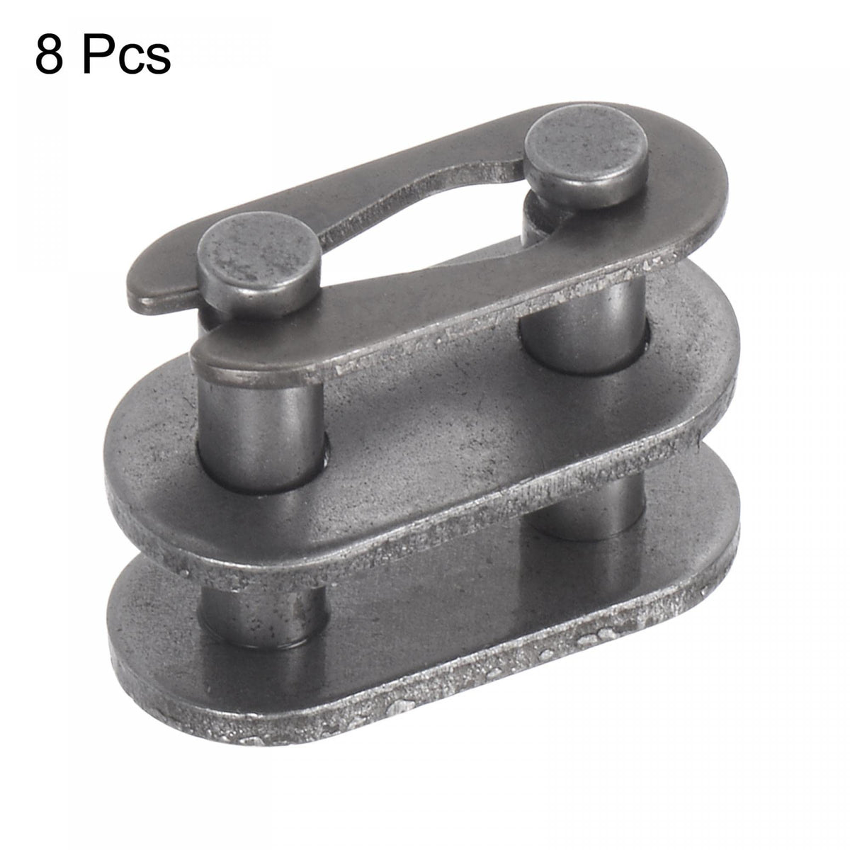 uxcell 8Pcs Chain Master Connector Link Roller, 3/8" Pitch Carbon Steel, Standard Connecting Split Links for 06B Chain