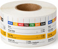 600 Pcs Dissolvable Food Label 2" x 3" with 12 Pcs 7-Color Marker