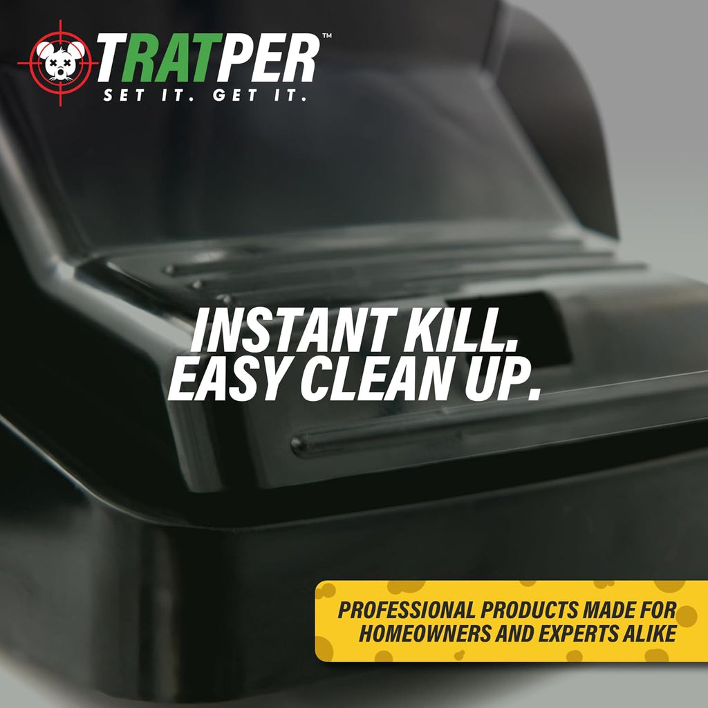 Rat and Chipmunk Traps. Prevents Accidental Triggering with Dual Tunneled Design. Covered Snap Traps for Humane Kill