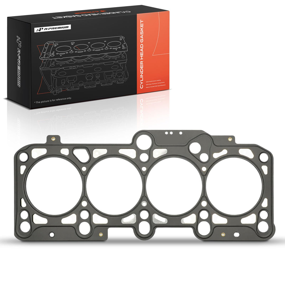 A-Premium L4 1.8L Engine Cylinder Head Gasket, Compatible with Volkswagen