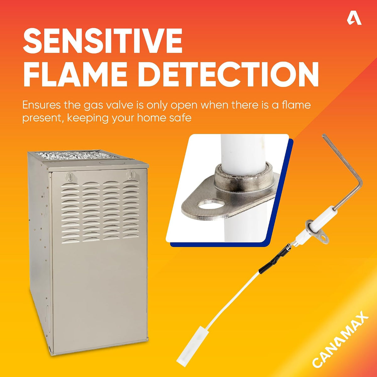 【Upgraded 2026】 LH680014 LH680534 Furnace Flame Sensor Replacement Part - Compatible with Carrier Bryant Payne Day & Night Furnaces - Replaces LH680012, LH680014, LH33WZ511, LH33WZ515, and LH33WZ517