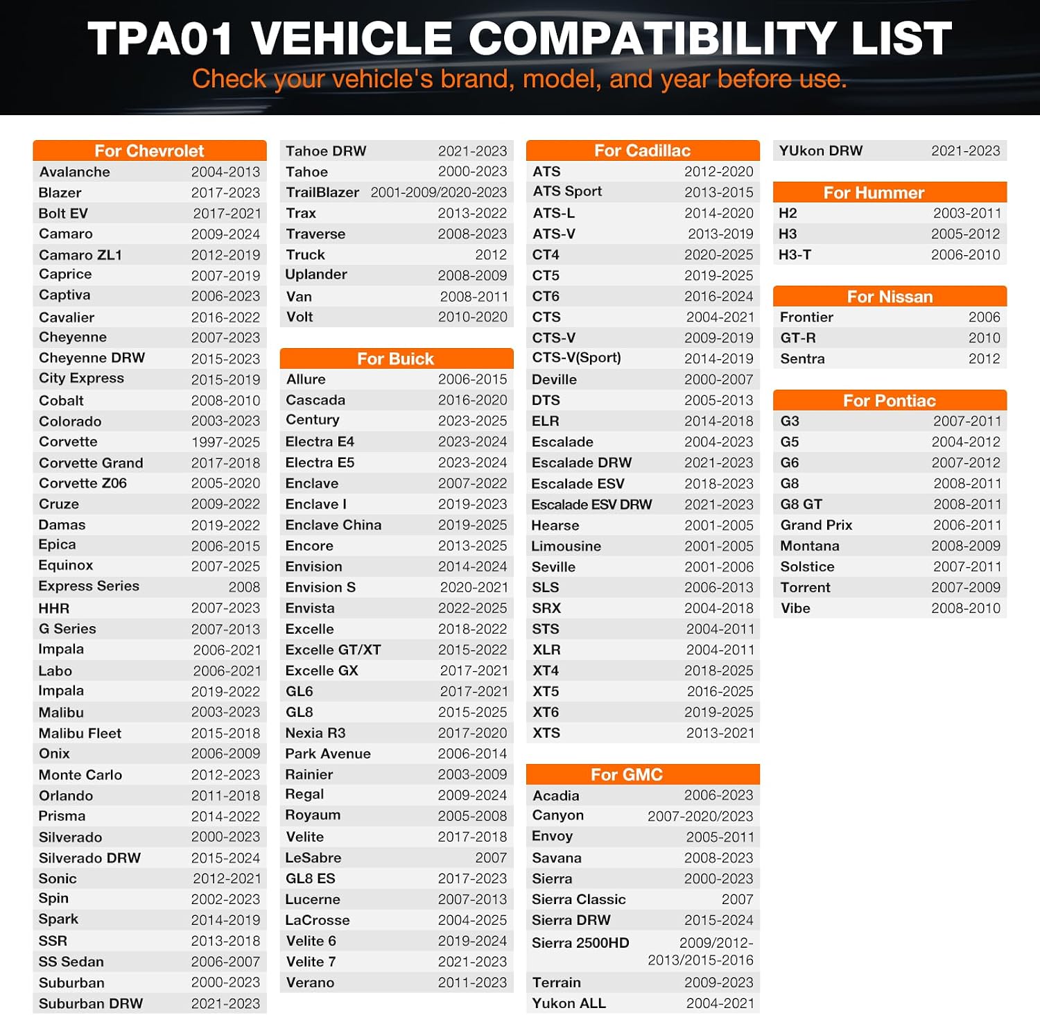 TPA01 TPMS Relearn Tool for GM, 150PSI Digital Tire Pressure Gauge, 2 in 1 Tire Pressure Monitoring Sensor Activation