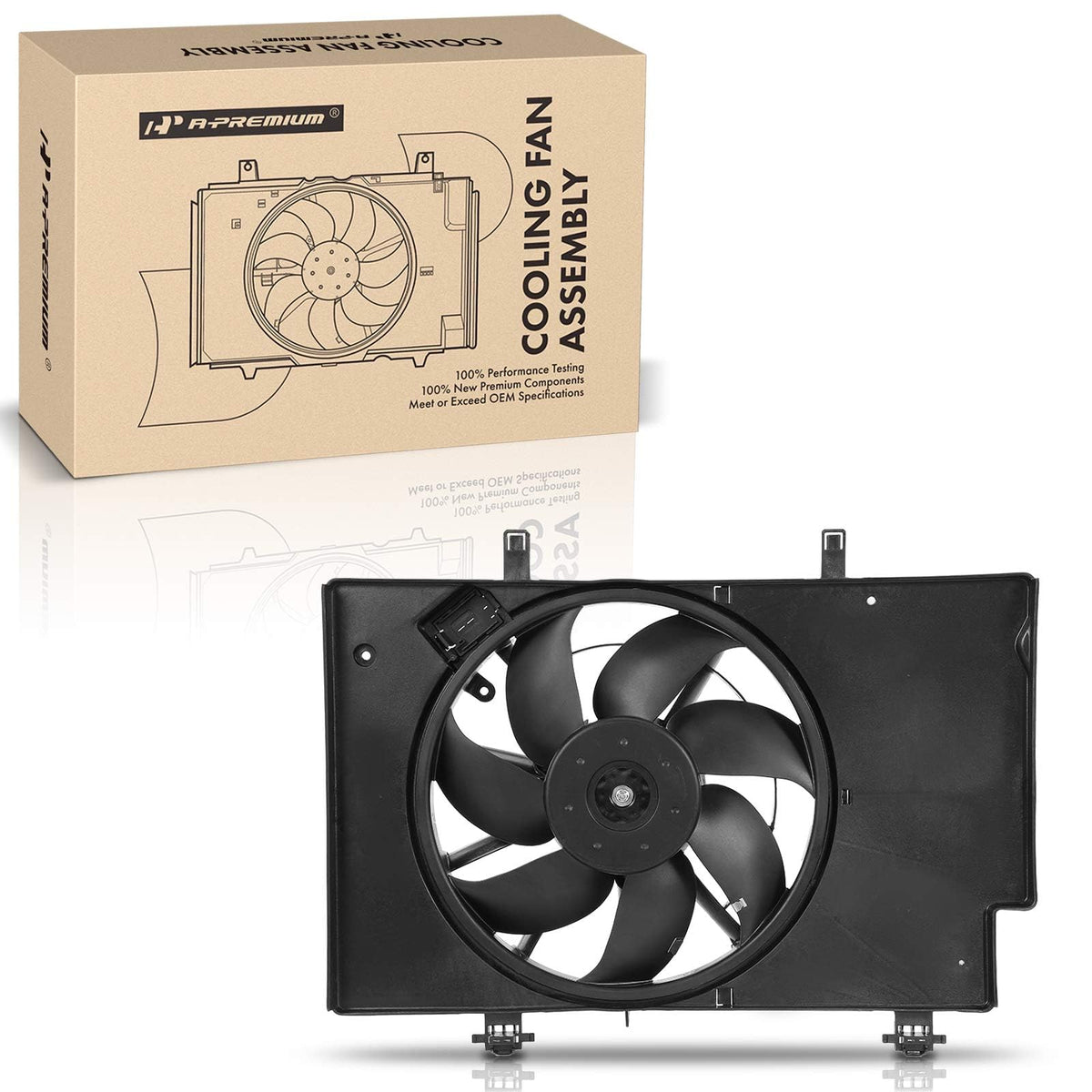 A-Premium Engine Radiator Cooling Fan Assembly