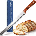 10.5-Inch Serrated Bread Knife with Sheath