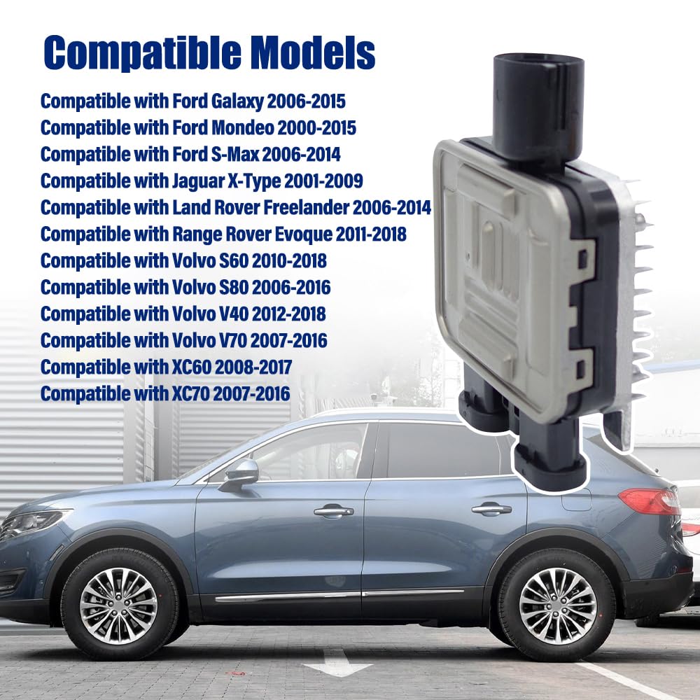 ATNVIDSG Radiator CoolingFan ControlModule Compatible with Mondeo Volvo