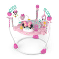 Disney Baby Minnie Mouse Forever Besties Baby Activity Center Jumper with 10 Toys, Lights & Sounds, 360-Degree Seat