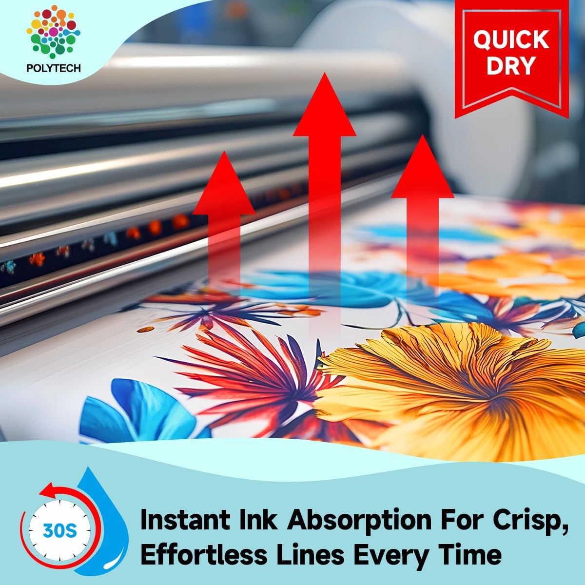 Sublimation Paper, 8.5x11, 100 Sheets, Heat Transfer Paper for All Sublimiation Blanks, For All Sublimation Printer