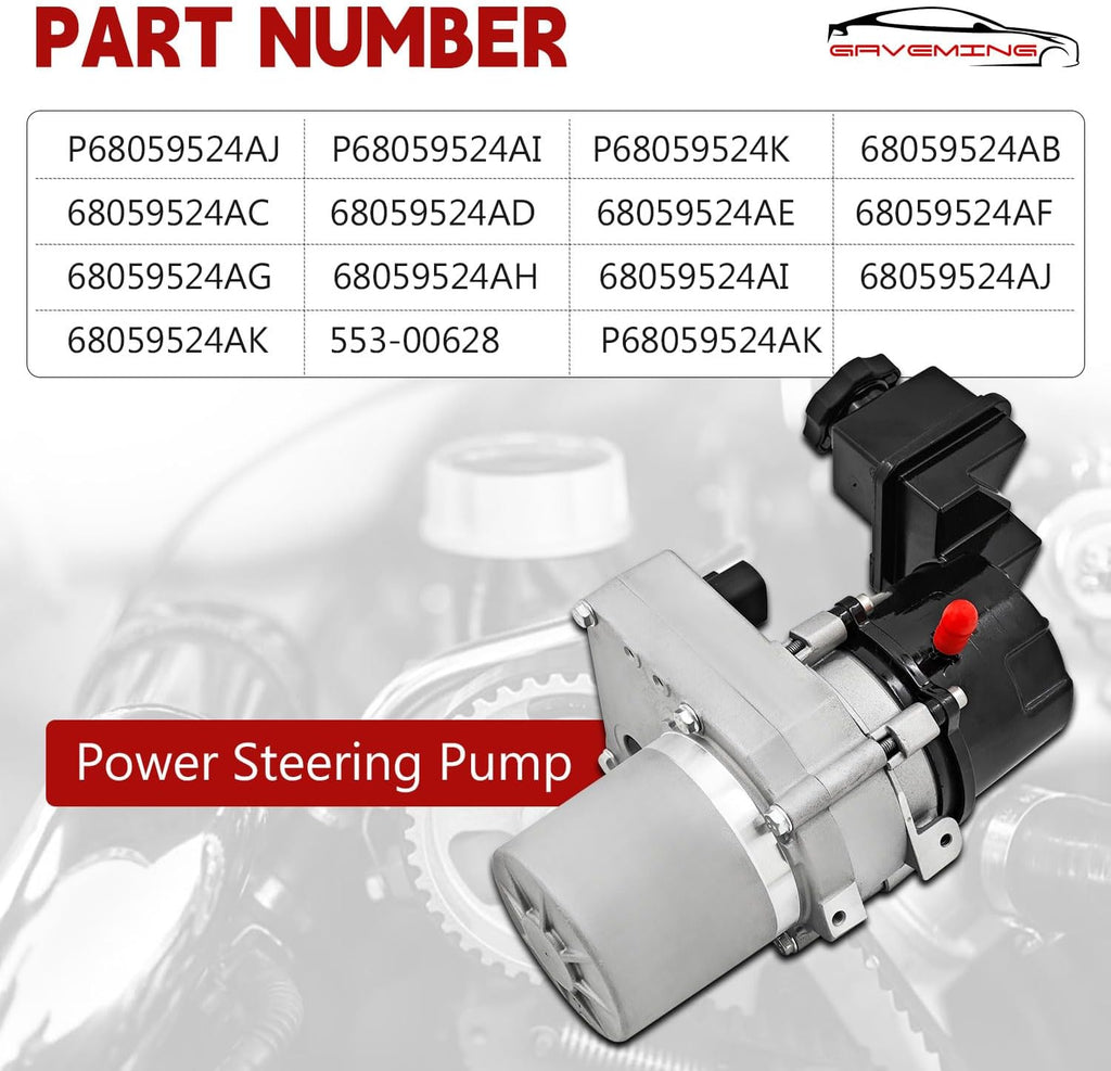Power Steering Pump Fit for Dodge Charger 3.6L 5.7L RWD 2011-2015