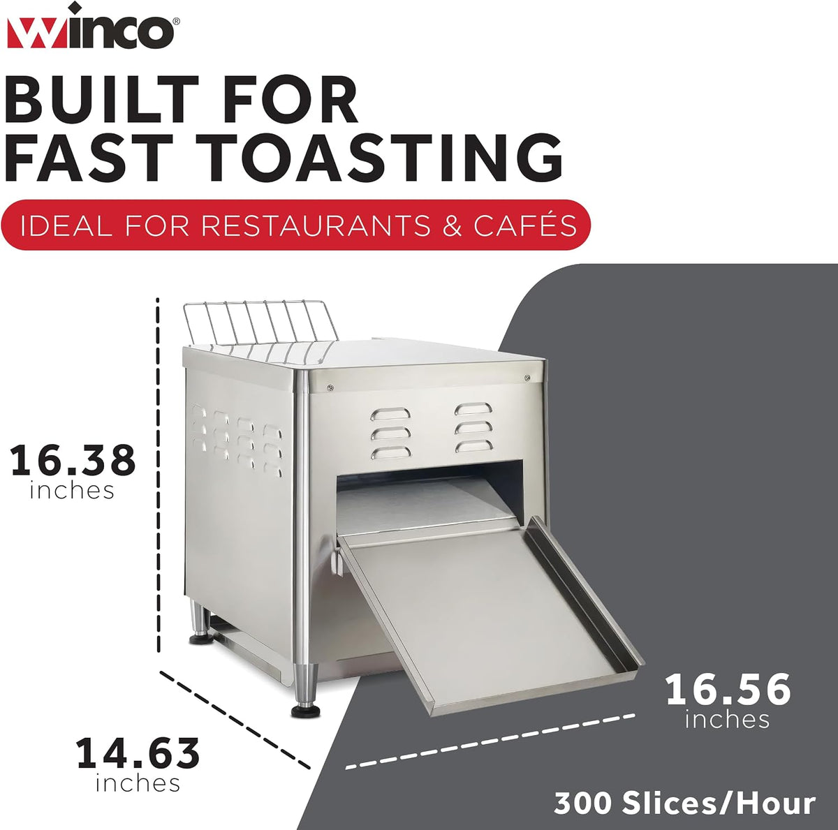 700 Slices/Hour Conveyor Toaster, Slices/Hour