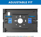 iPad Kiosk Stand, Anti-Theft Locking Countertop Enclosure & 360° Rotating Base, Retail POS & Check-in Stand for iPad