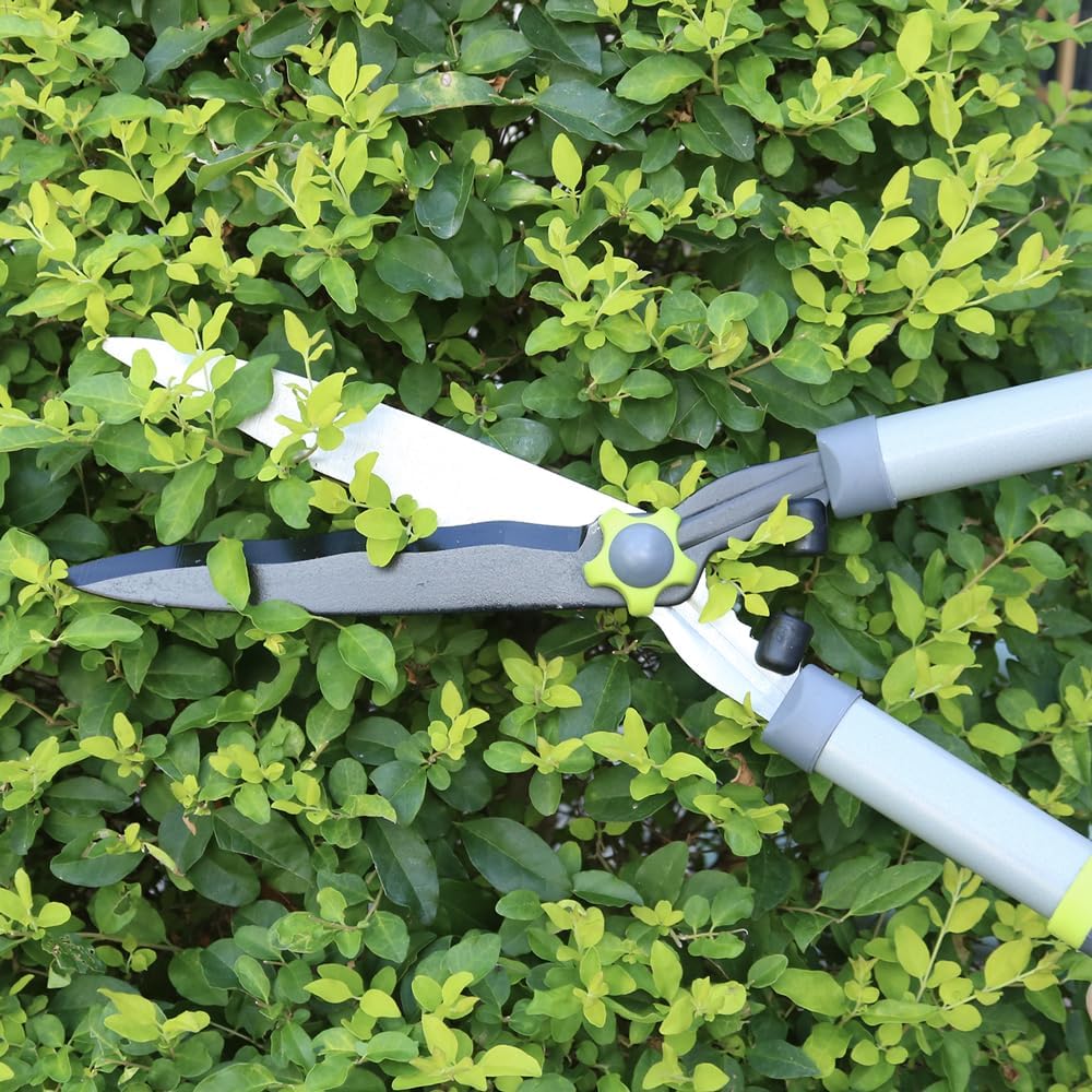 Garden Loppers Pruning Shears, Updated 3PCS Hedge Clippers Combo Set, Branch Cutter with Compound Action, Chops Thick