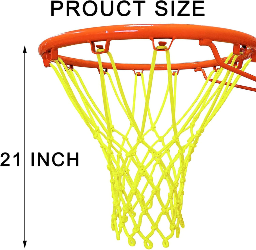 Glow Basketball Net, Nightlight Basketball Net Luminous Outdoor Portable Sun Powered Sport Nylon