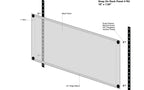 4U Ventilation Snap-On Rack Panel Blank Mount Panel Spacer Screen for Rack Cases 19-Inch Server Network Rack