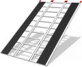 85" x 54" Aluminum Foldable Ramp, Snowmobile Loading Ramp with Wide Glides, Loading Ramps, 1500 LBS Capacity Loading