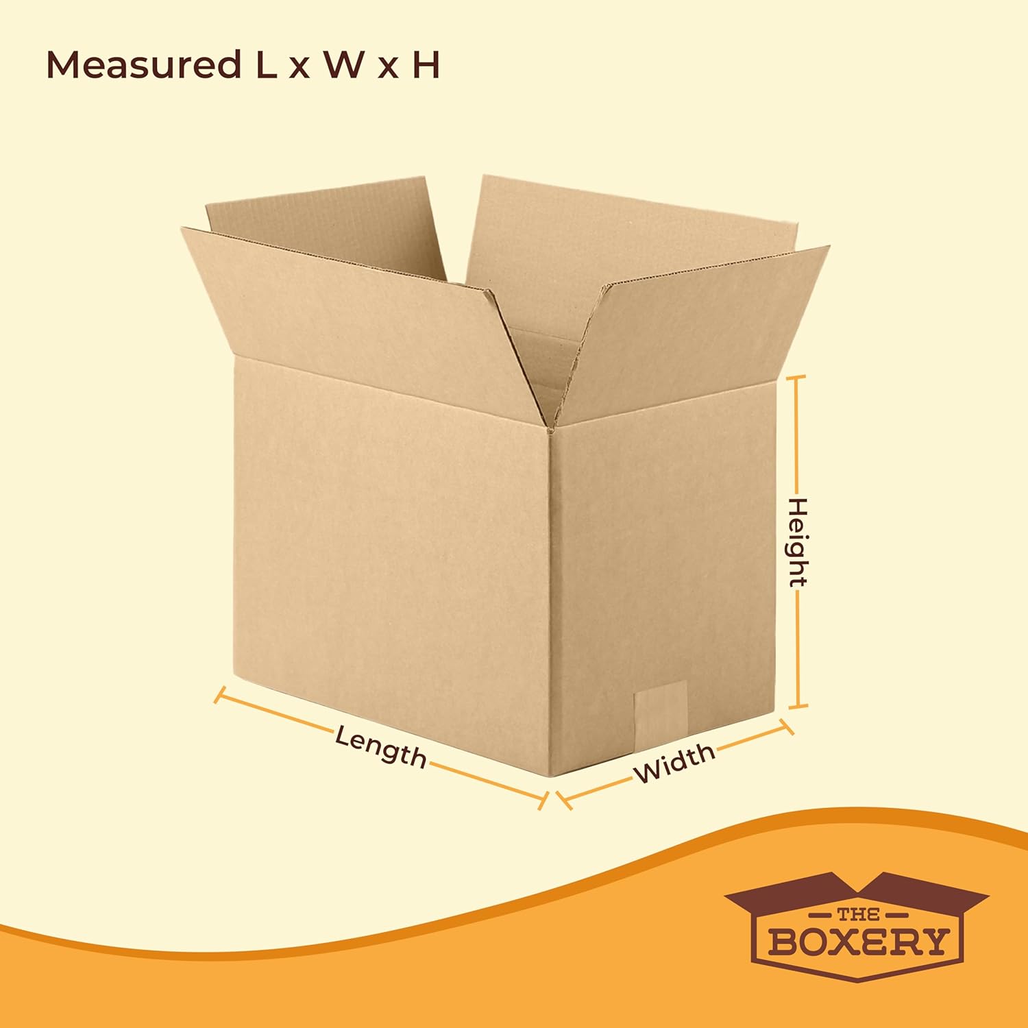 12"x12"x12" Corrugated Cardboard Boxes 25-Pack | Durable ECT 32 Corrugated Shipping Boxes for Mailing, Packing