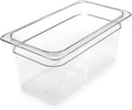 Carlisle StorPlus Polycarbonate Food Pan, 1/3 Size, 5.7 Qt, 1 Ct, Clear