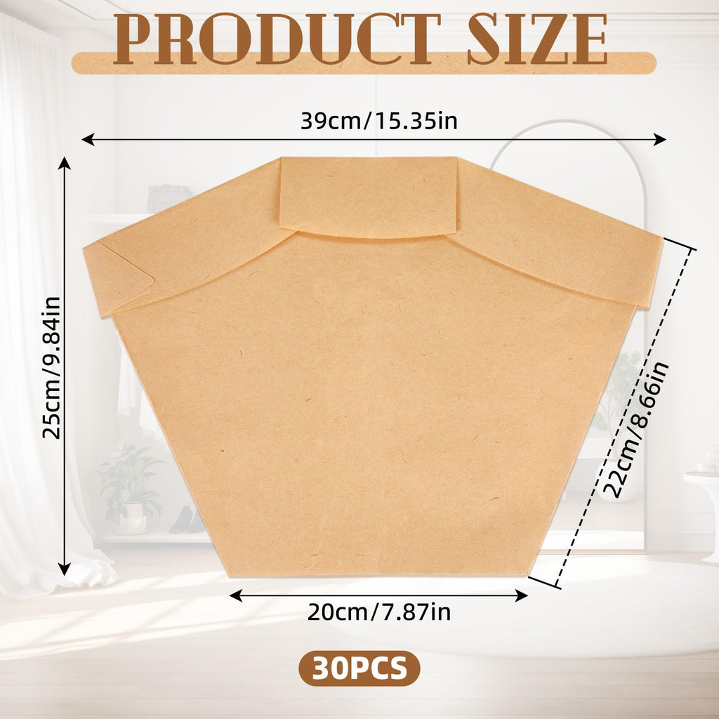 30 Pack Type Bp Vacuum Bags Compatible with Hoover C2401 Cleaner