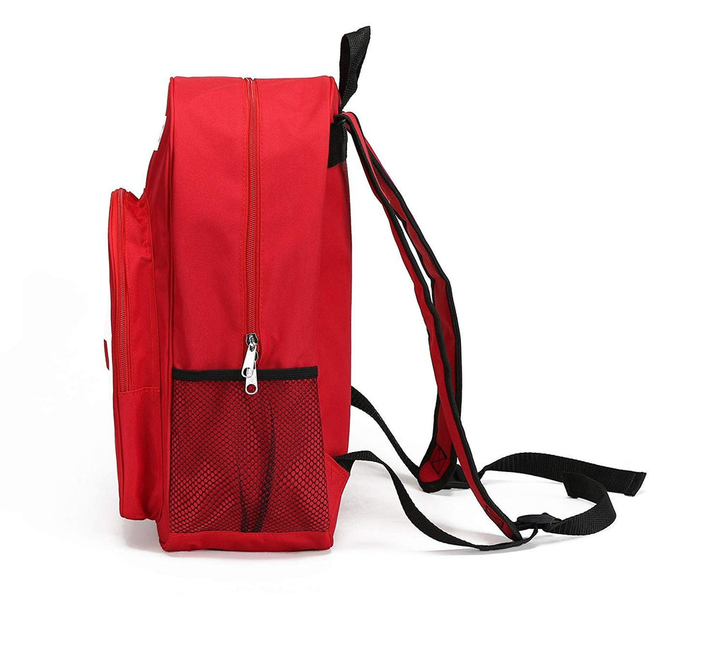 Red First Aid Bag Empty First Aid Backpack Empty Medical Storage Bag for First Aid Kits Pack Emergency Hiking