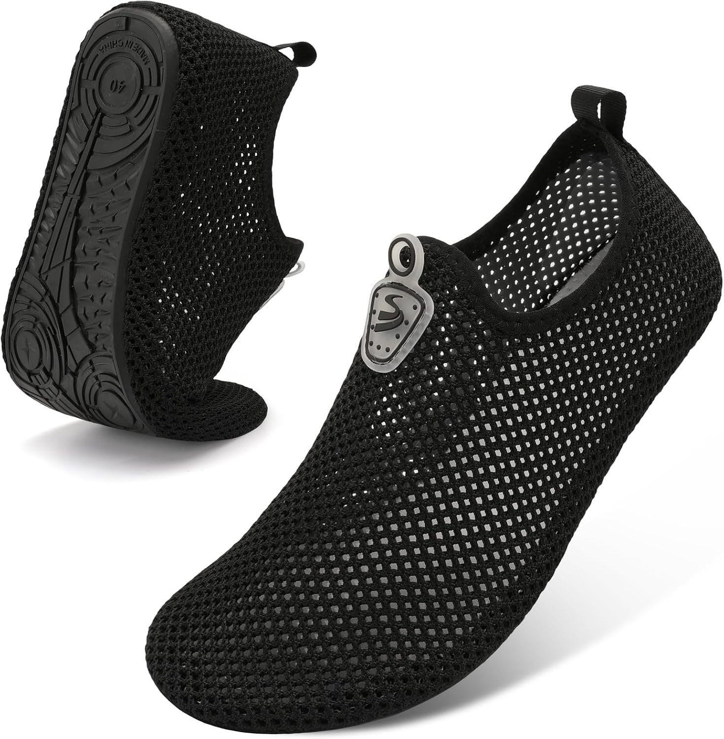 Womens Mens Water Shoes Quick Dry Beach Swim Shoes Barefoot Aqua Socks Outdoor Sand Socks for Pool River Diving