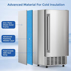 Nugget Ice Machine, Commercial Undercounter Ice Maker