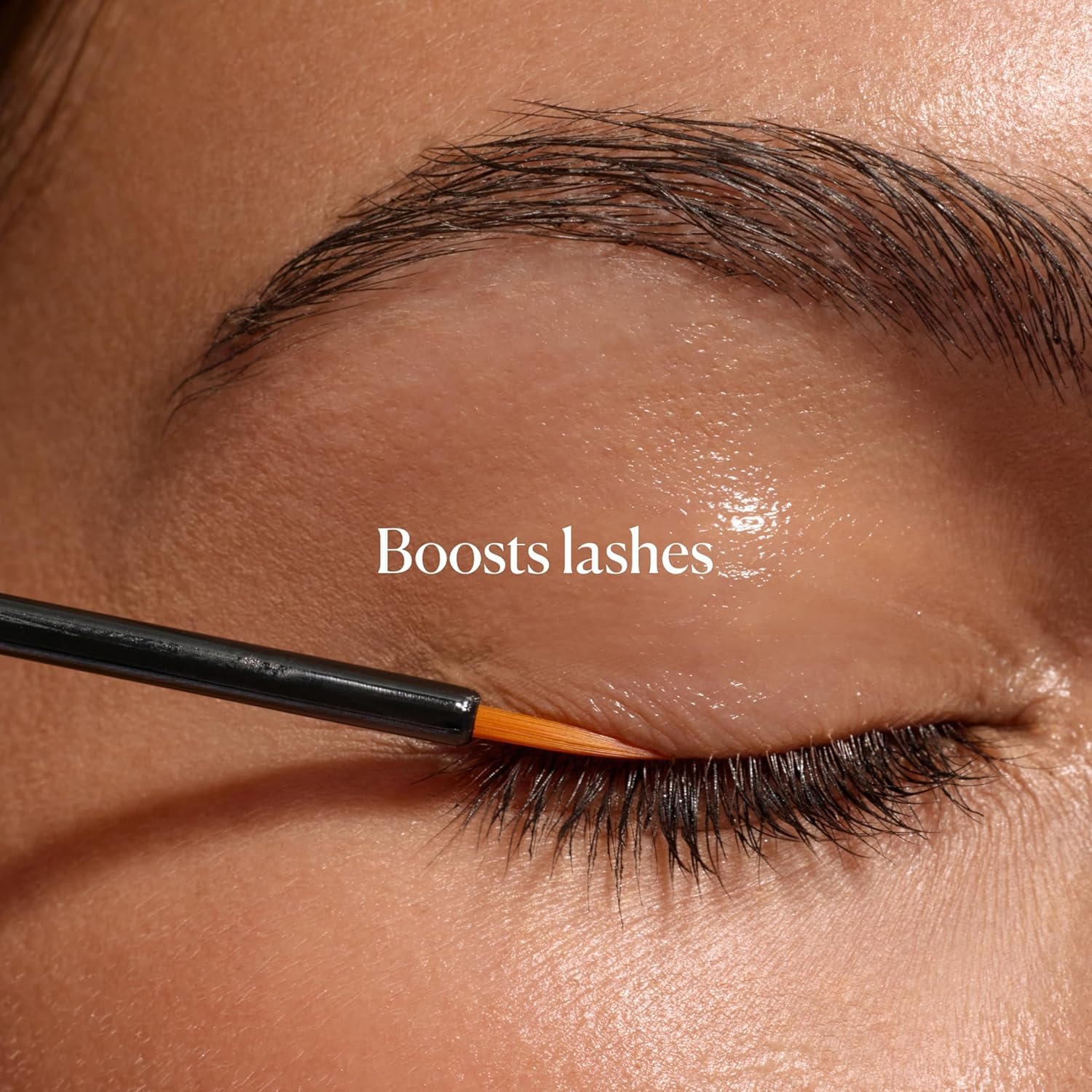 USDA Organic Castor Oil Eyelash Serum 1 fl oz, Glass Bottle | Fuller-looking lashes & brows. Conditioning hair oil.