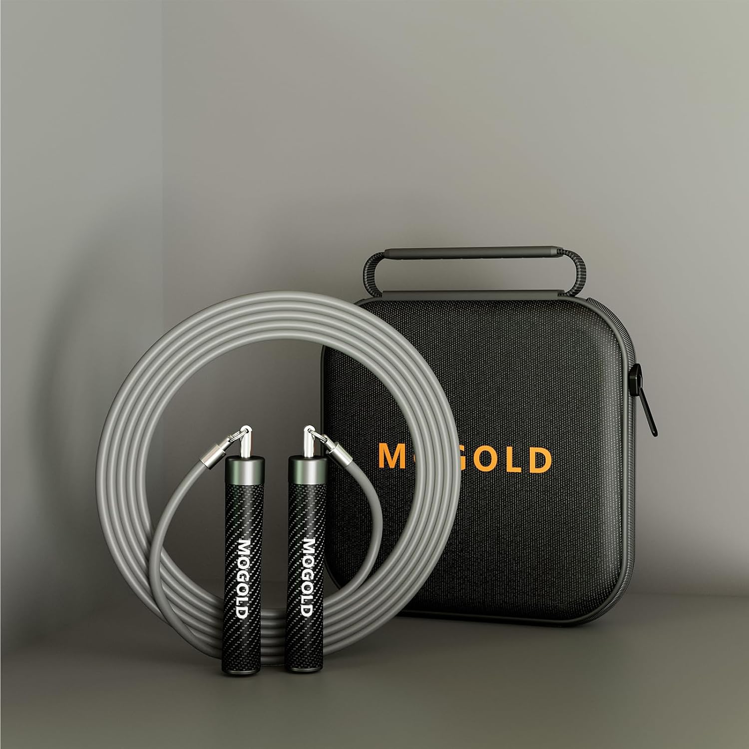 Weighted Jump Rope, 1LB - 3 Pre-Sized Lengths (M/L/XL) for Perfect Fit, No Adjustment Needed! Ergonomic Faux Leather