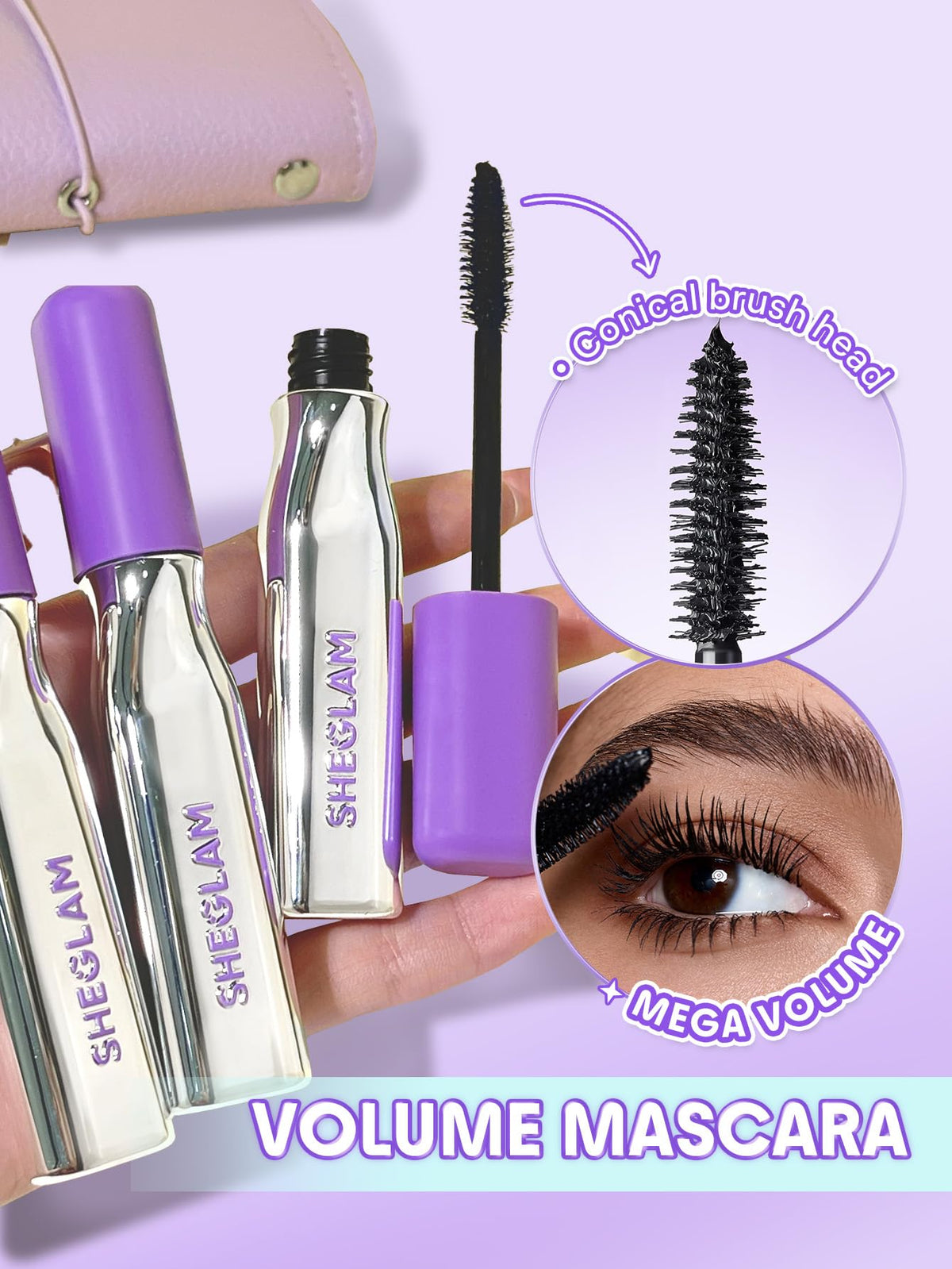 Lashlighter Mega Boost Mascara Volumizing Defined Lashes