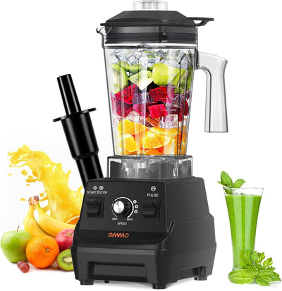 Blender 1800W, High Speed Countertop Blender with 60oz BPA-Free Jar | Durable Stainless Steel Blades, Ice Crushing