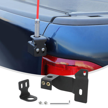 Heavy Duty CB Antenna Mast Mount Compatible with 2018-2026+ RAM 1500 2500 3500, Tailgate CB & Whip Bracket for RAM