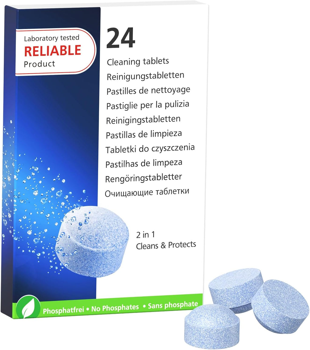 CPLIKE 64308 Coffee Machine Cleaning Tablets Compatible with Jura Machines