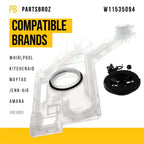 Dishwasher Water Inlet Assembly for KitchenAid KDFE104KWH2