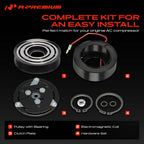 A-Premium Air Conditioner AC Compressor Clutch Kit Compatible with Jeep