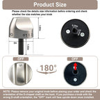 WB03K10265 Gas Range Burner Control Knobs Compatible with GE Stove Oven