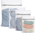 4Pcs Durable Fine Mesh Laundry Bags for Delicates | (1Large, 2Medium, 1Small)