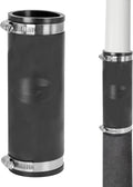 XL 1056-1502 1-1/2 in Flexible Pipe Coupling, Extra-Long 6.88 in DWV Sewer/Drain Connector, Fits OD 1.65–2.00 in