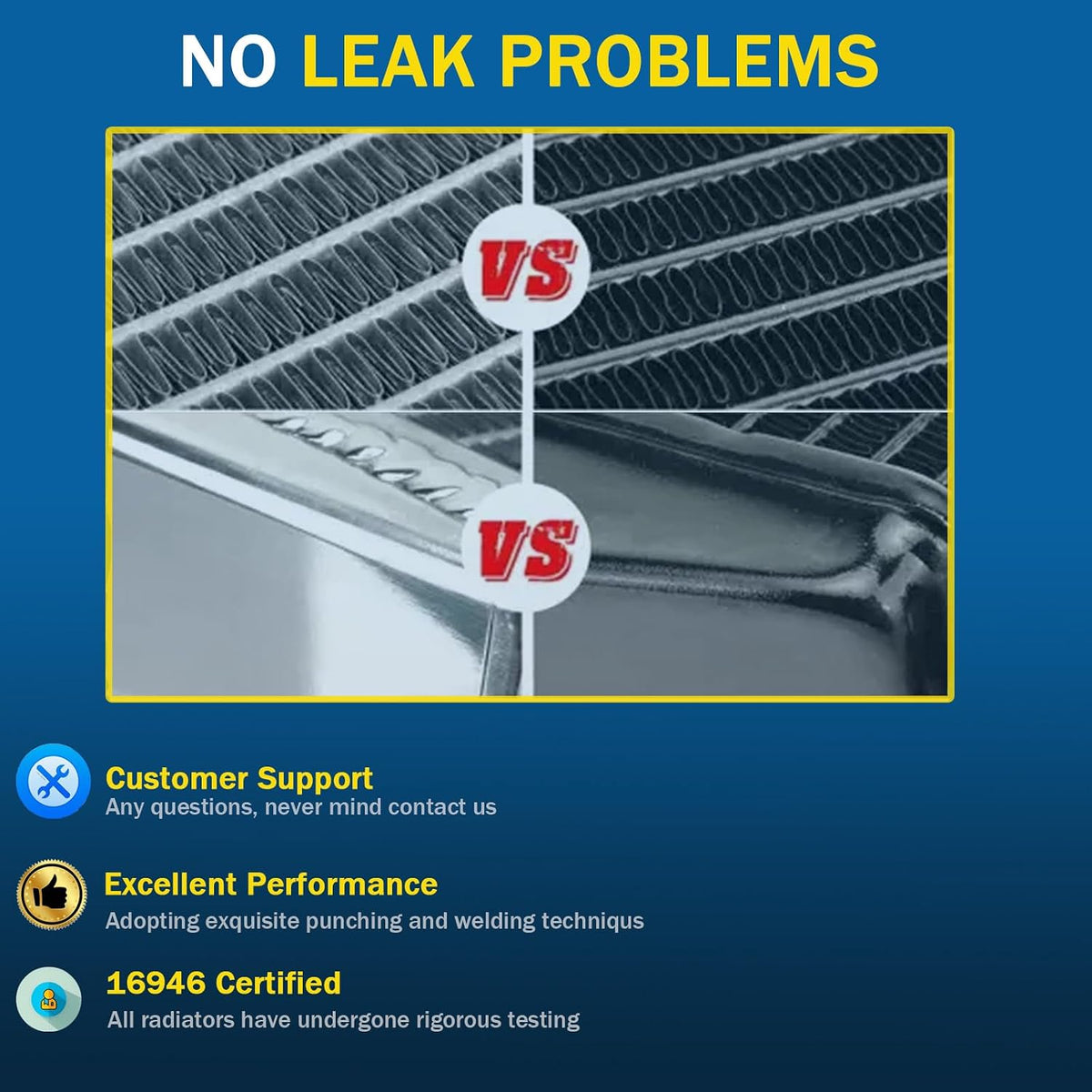 3 Row Core Aluminum Radiator for 1987-2006 Jeep Wrangler TJ YJ 2.4L/ 2.5L/ 4.0L/ 4.2L L4/ L6 All Aluminum Radiators Radiador para Jeep 1988 1989 1990 1991 1992 1993 1994 1995 1996 1997 1998