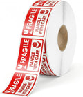 2" X 3" Fragile Stickers for Shipping (500 Labels, 1 Roll)