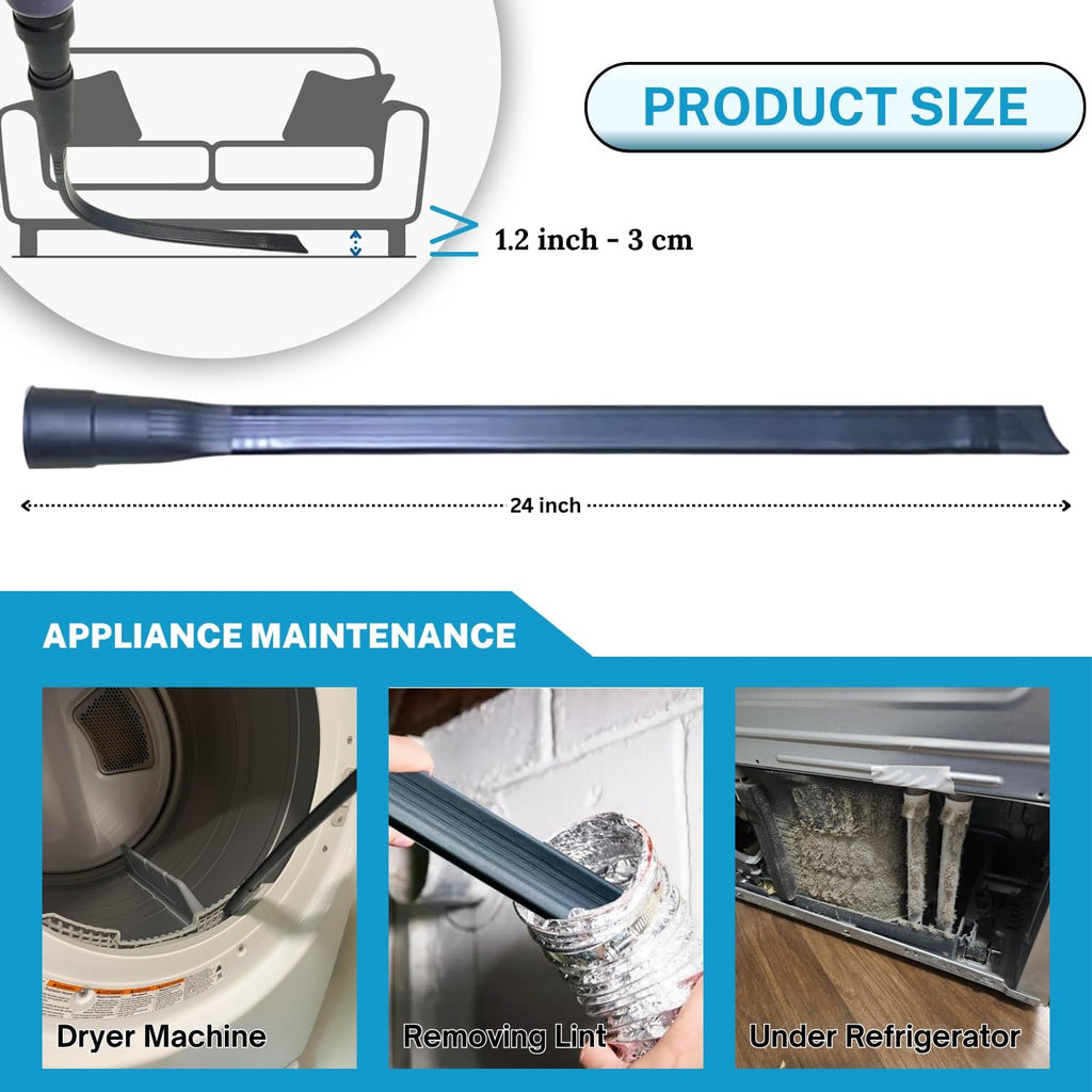 Universal Vacuum Attachments & Brushes Kit - Hardwood Floor Vacuum Brush Head Attachment & Shop-vacs Accessories