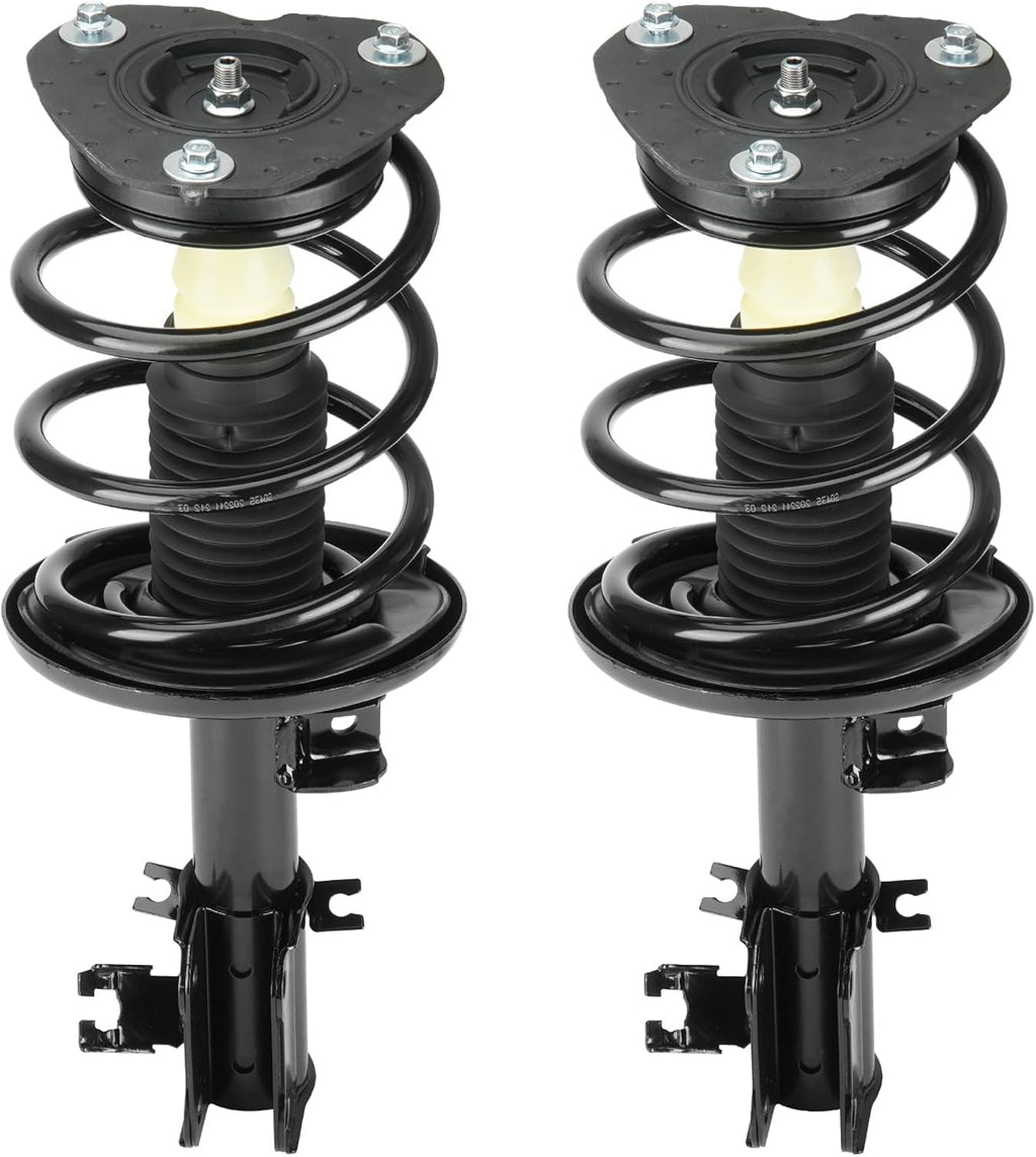 Front Strut Shock Assembly w/Coil Spring for Nissan Altima 2007-2012, 2.5L Coupe S 2013, Replace 172392 172393, Left & Right, 2PCS