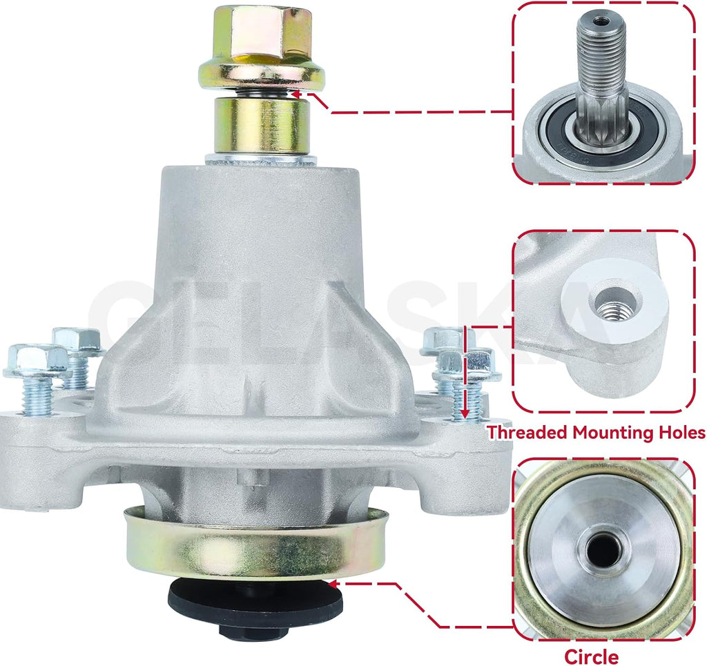 2 Pack 604214 Spindle Assembly for Hustler Raptor 42 inch Spindles | Replaces Hustler 604214 Spindle Assembly for
