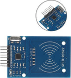 5PCS RFID Kit Mifare RC522 Reader Module RF IC Card Sensor Module with S50 White Card+Key Ring