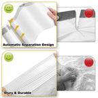 8 Gallon Trash Bags with Drawstring, 500 Count